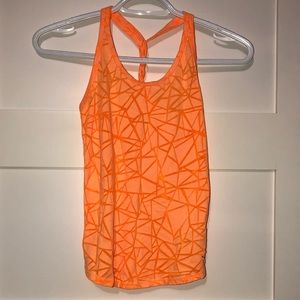 Bright orange Sports tank top